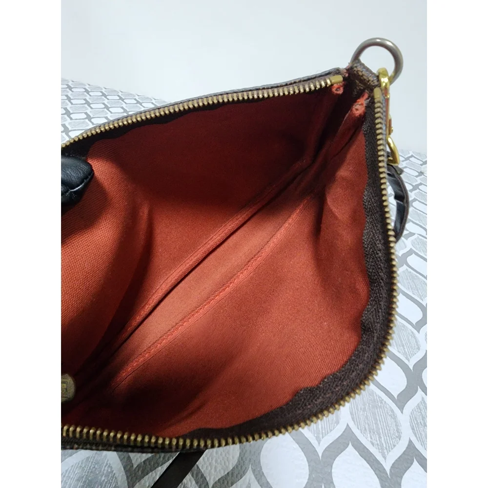 LOUIS VUITTON Damier Ebene Pochette Accessoires Pochette Brown